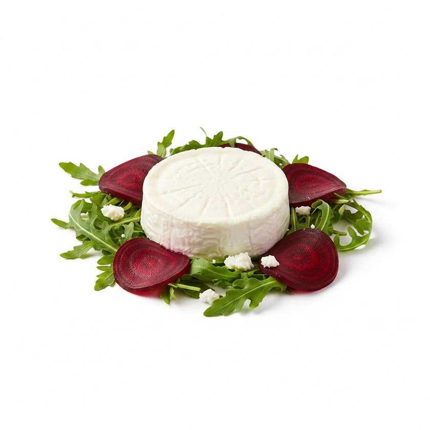 Goat cheese with arugula and beets 100g