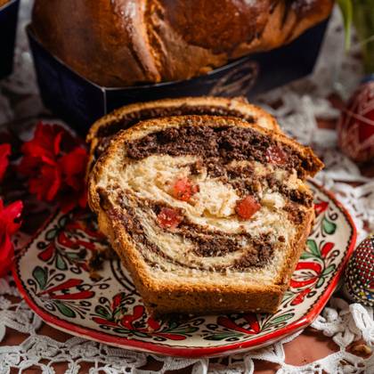 Cozonac moldovenesc cu rahat