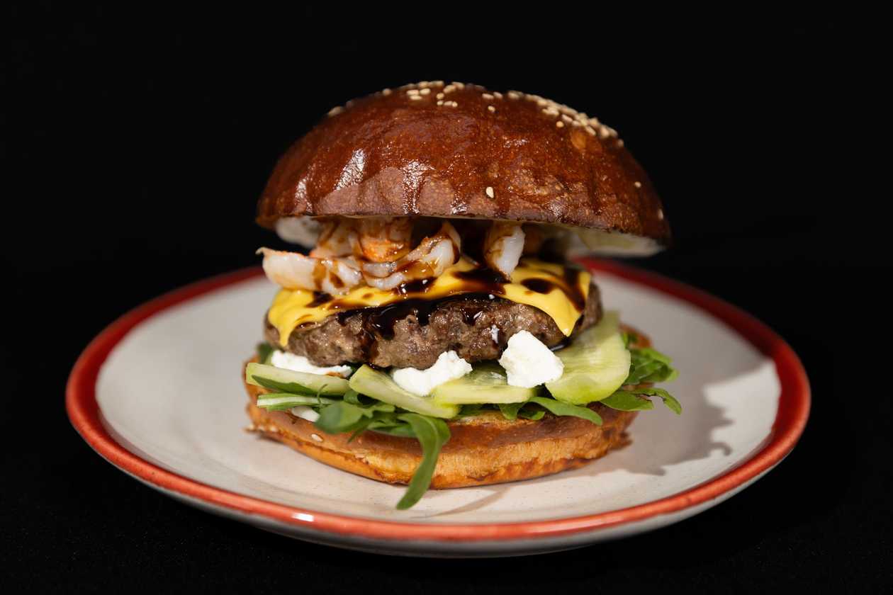 Бургер із креветкою