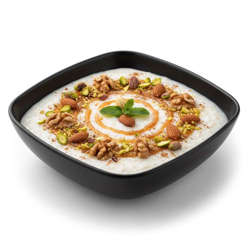 Rice Pudding with Nuts