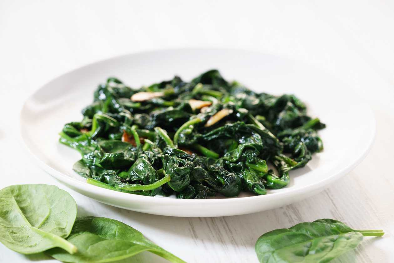 Fried Spinach