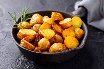 Golden potatoes