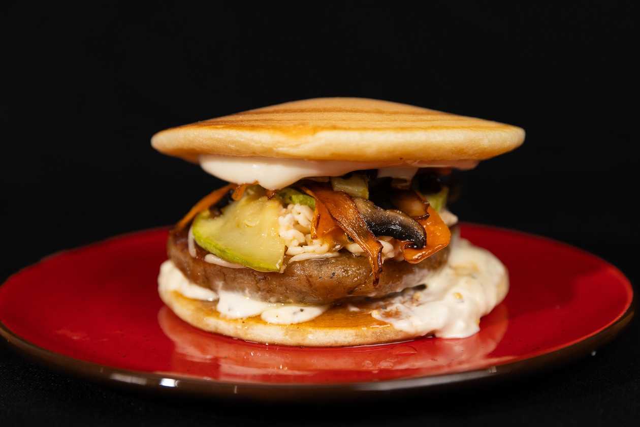 Панкейк-бургер Вегетаріанський