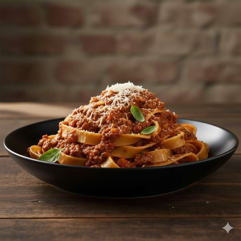Pappardelle alla bolognese