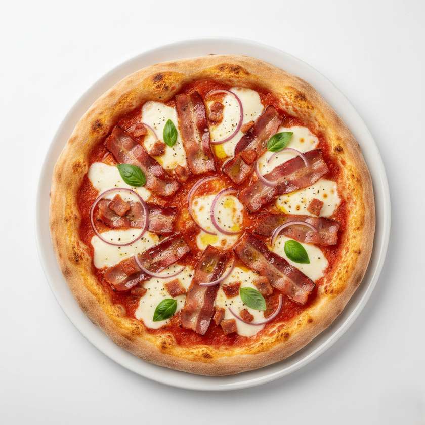 Bacon pizza