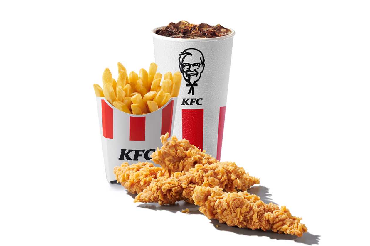 Crispy strips Regular Meal