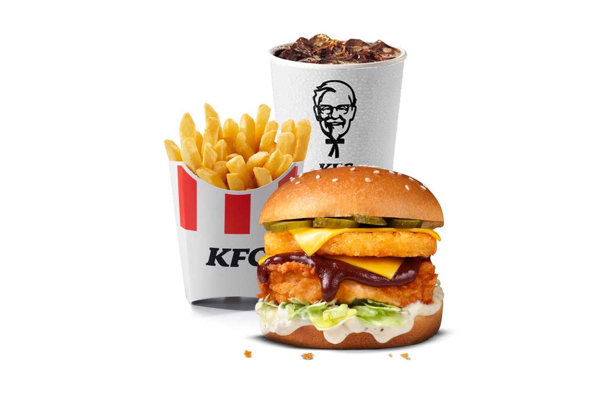 Messy Burger Regular Meal