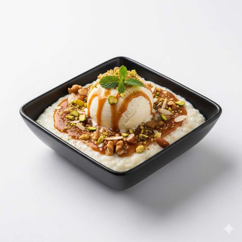 Ice Cream with Rice Pudding