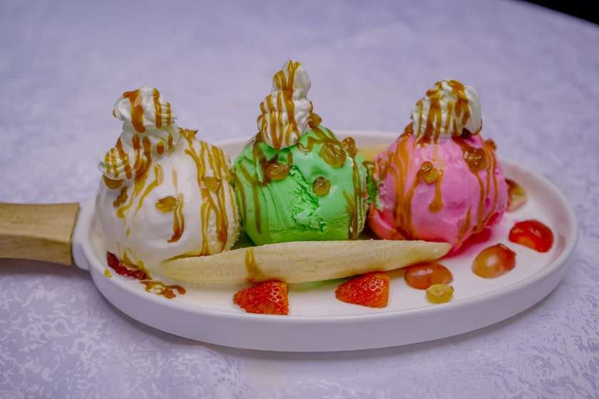 Banana Split Sundae