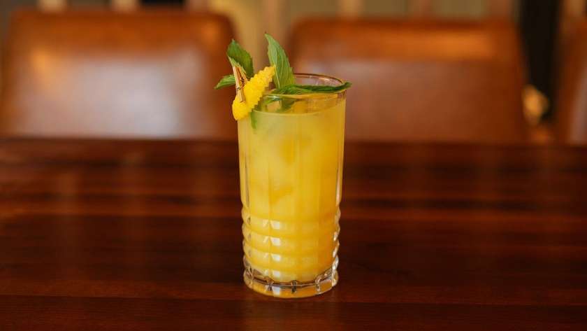 Homemade Passion Fruit And Vanilla Lemonade