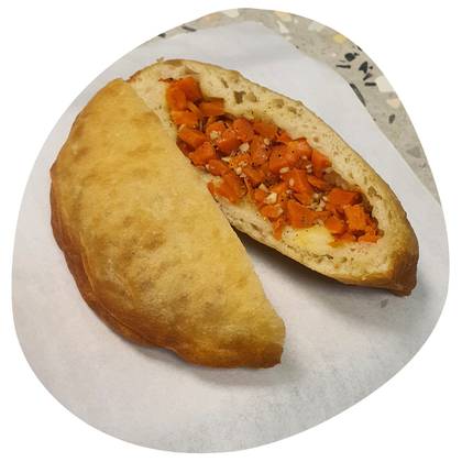 🥕Пирожок с морковью и чесноком