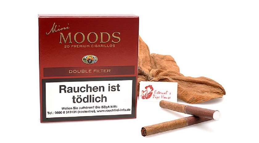 Dannemann Mini Moods Premium 20 Cigarillos Double Filter Estervals Pipe House