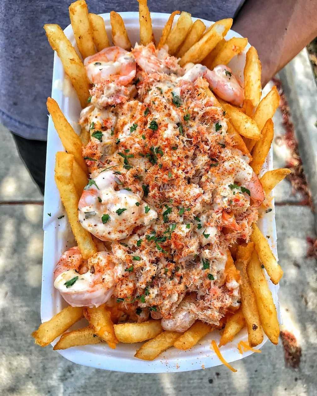 Loaded Seafood Fries