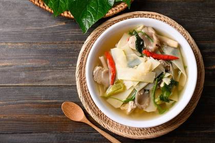 Bamboo Shoots, Chinese Mushrooms and Tofu