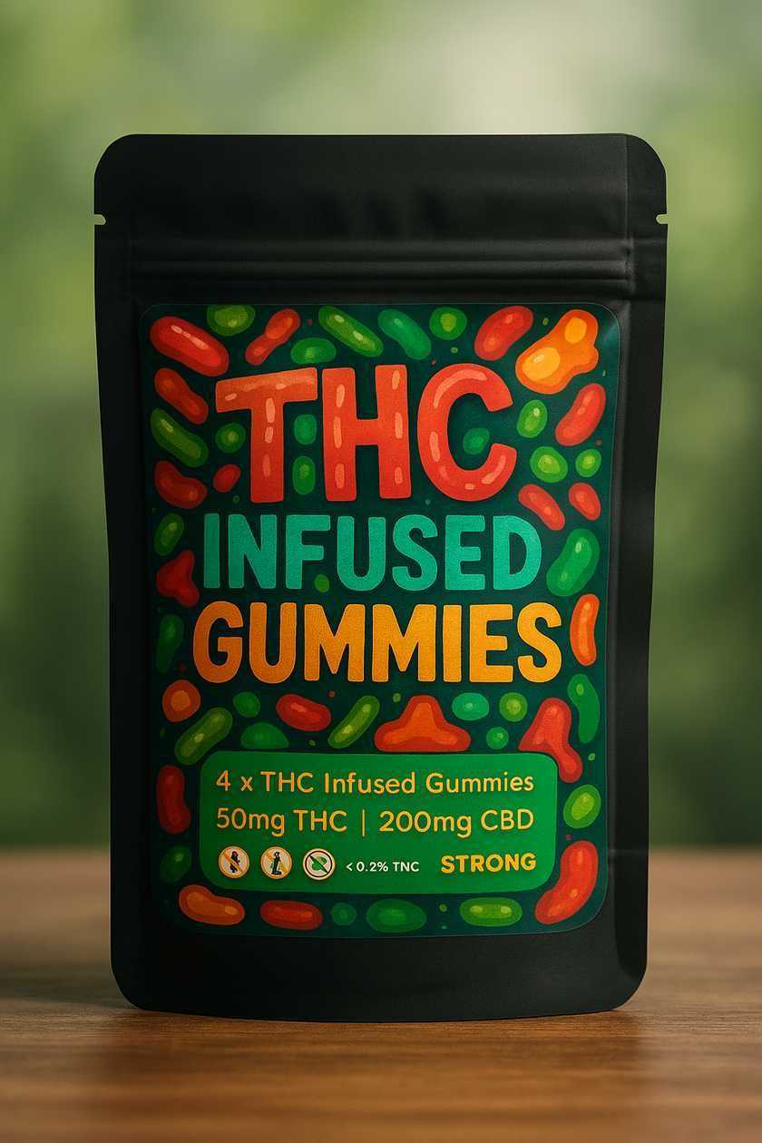 50MG THC Infused Gummies – Strong