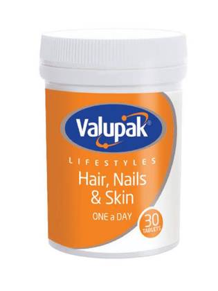 Valupak Hair, Skin & Nails One A Day Tablet 30's