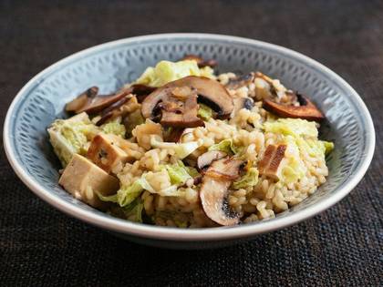 Porcini mushroom risotto