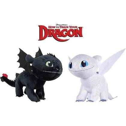 Dreamworks Dragons - Light Fury (White Dragon)