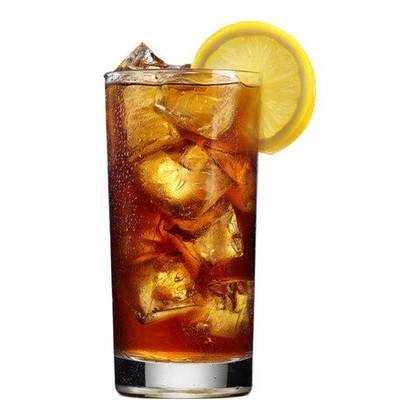 Black ice tea & soda