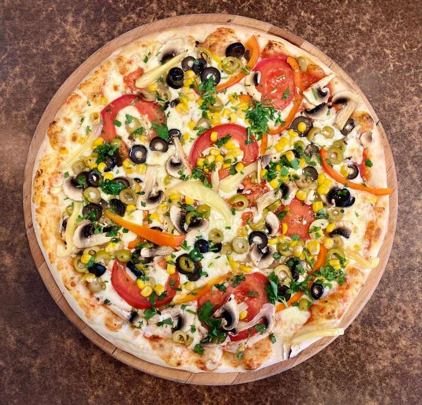 Pizza Vegetariană Rotundă Ø 36 cm