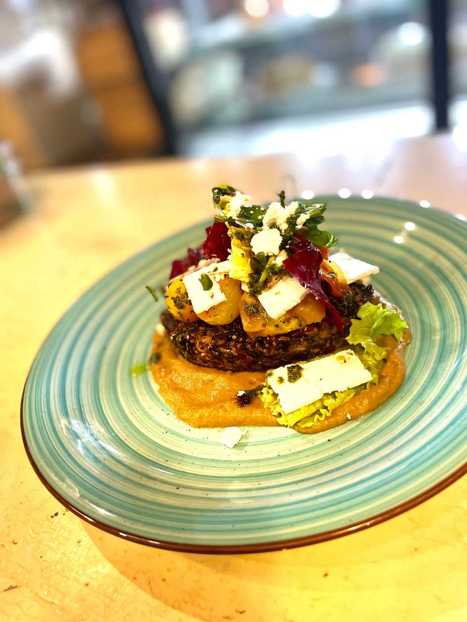 Black Bean and Quinoa Patty