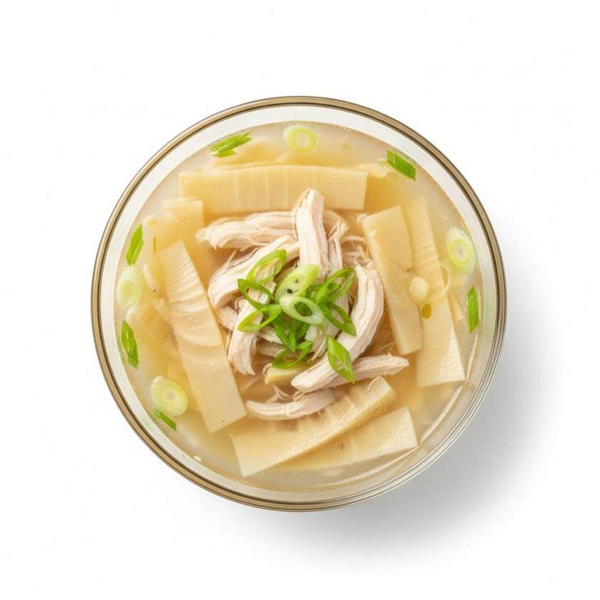 23. Kuracia polievka s bambusovými výhonkami