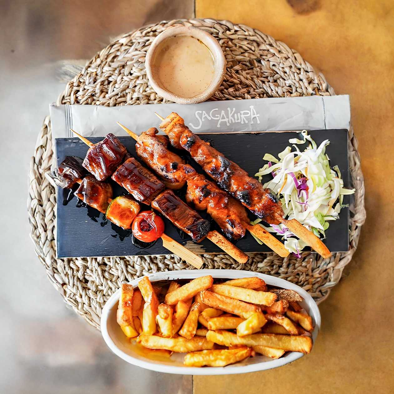 Meat Yakitori Platter