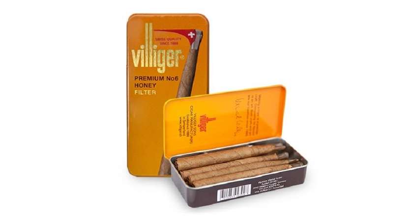 Villiger Premium No 6 Filter Tip Cigars Honey (5 Tins of 10)