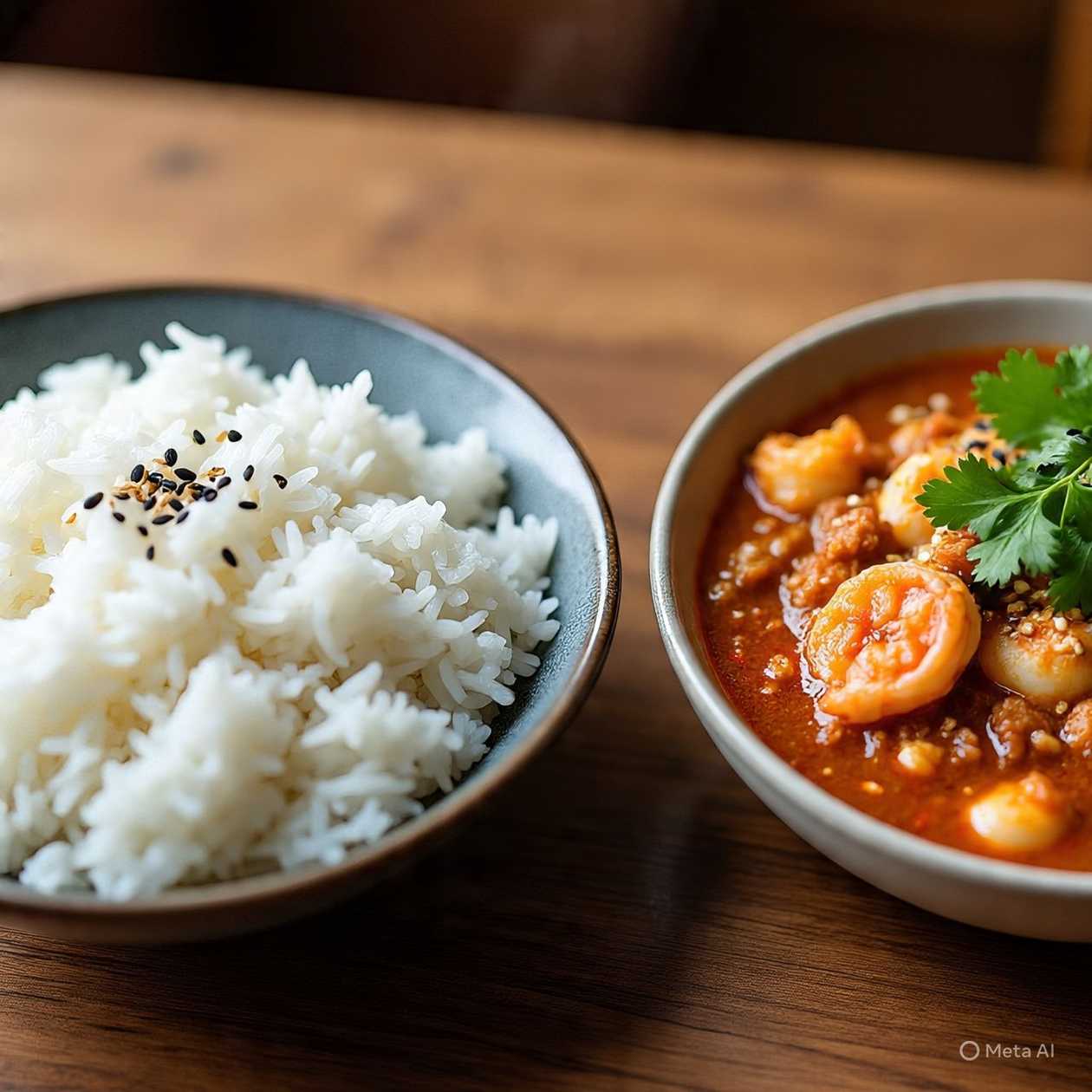 Sea Food Sauce with Rice
