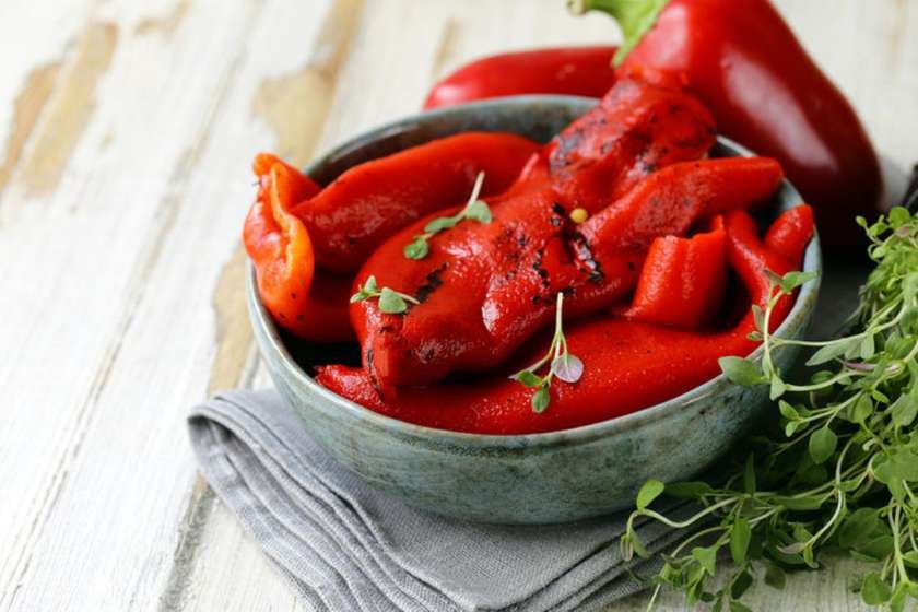 Salata de ardei copti