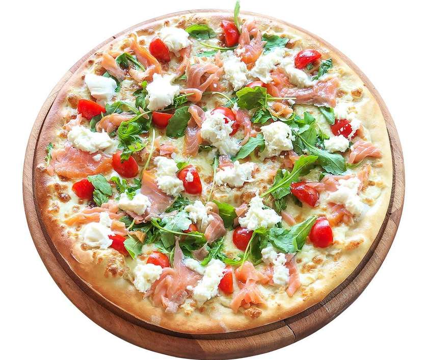 Pizza Salmone Rotundă Ø 36cm