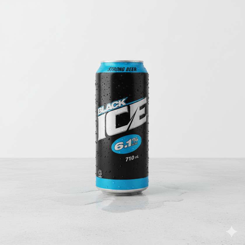 Black ice can