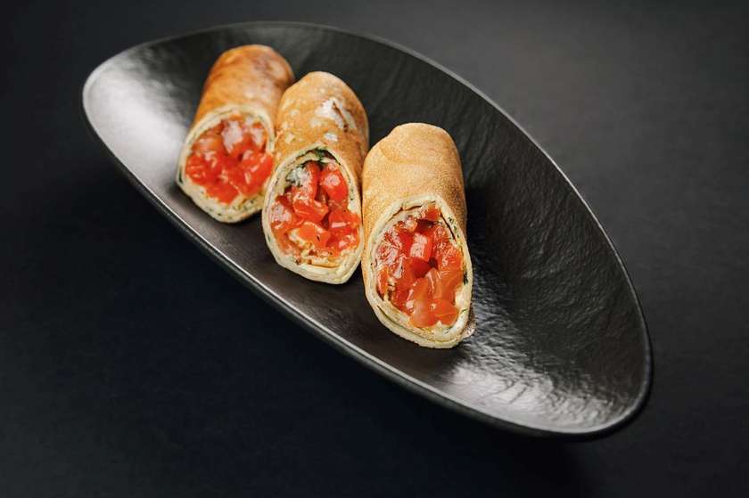 МЛИНЦІ З ЛОСОСЕМ