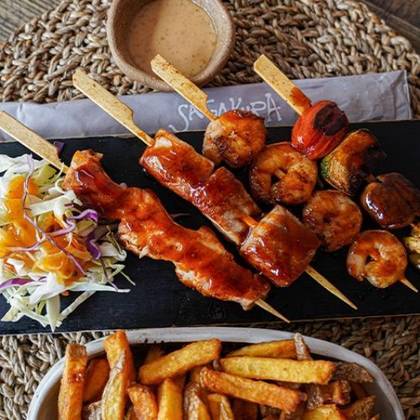 Fish Yakitori Platter