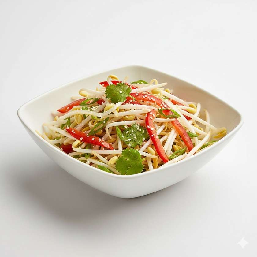 28. Šalát so sójových výhonkov