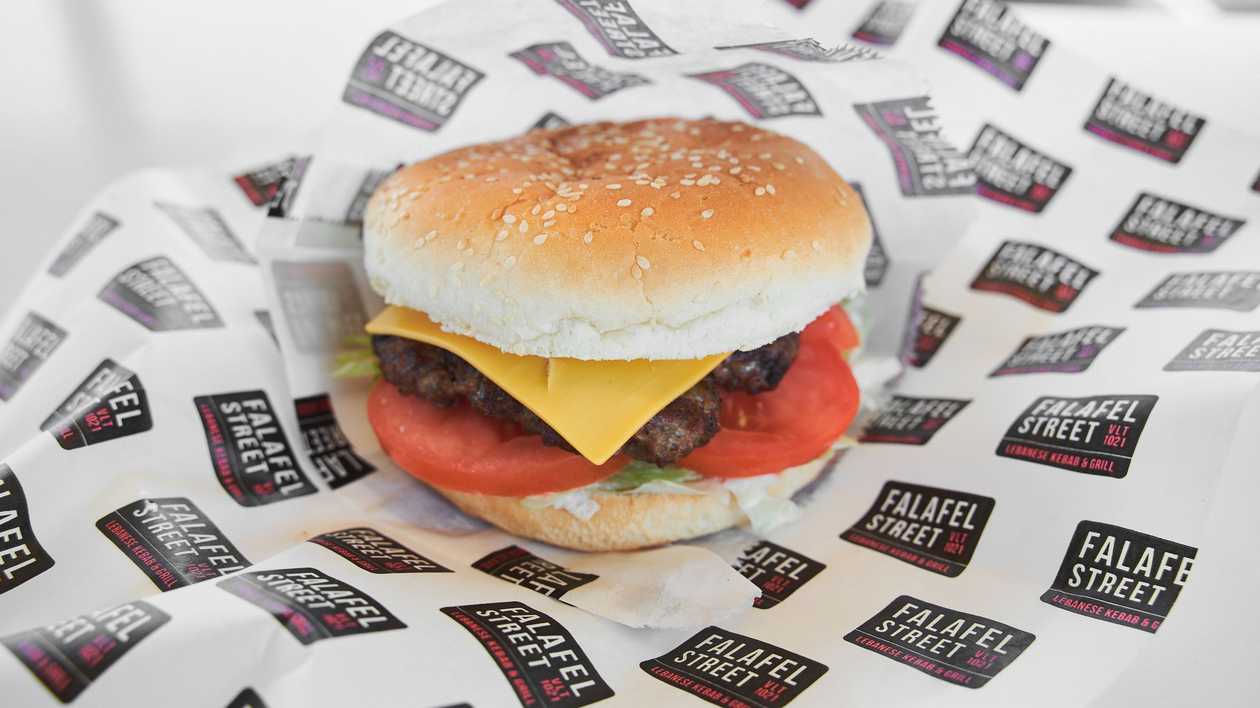 Cheese Burger & Fries