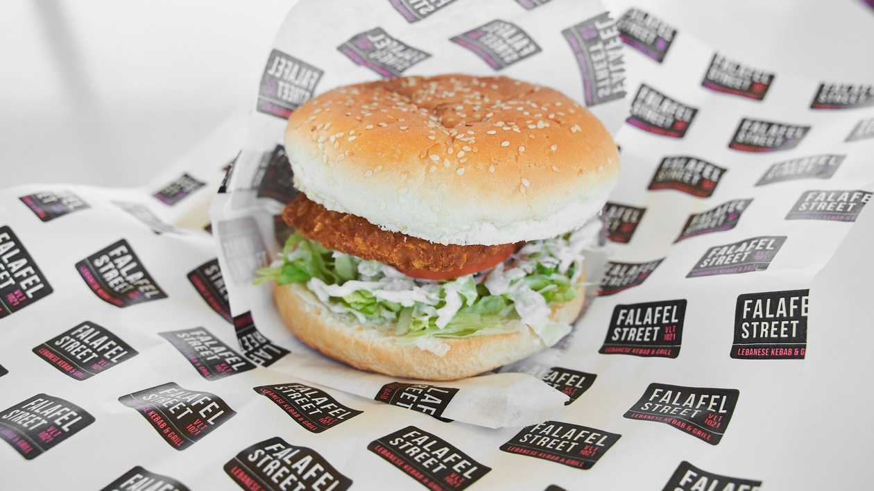 Crispy Chicken Burger & Fries