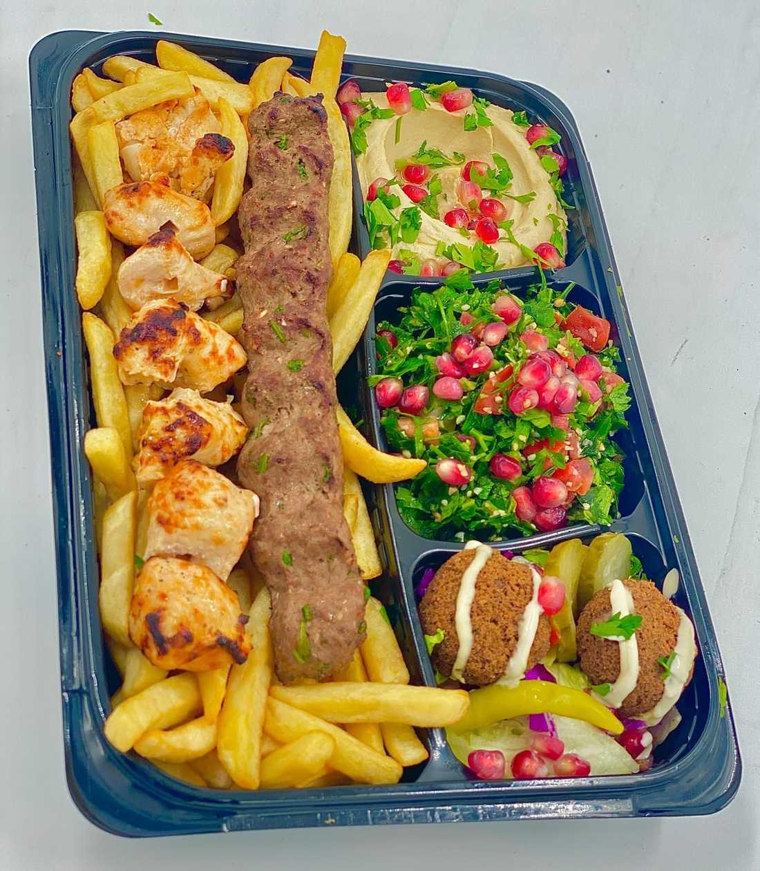 Mixed Grill Chicken & Beef with Mixed Mezze 550g/ 170g