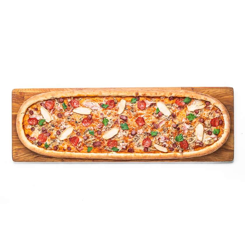 Піца Супер м'ясна метрова (1300г)