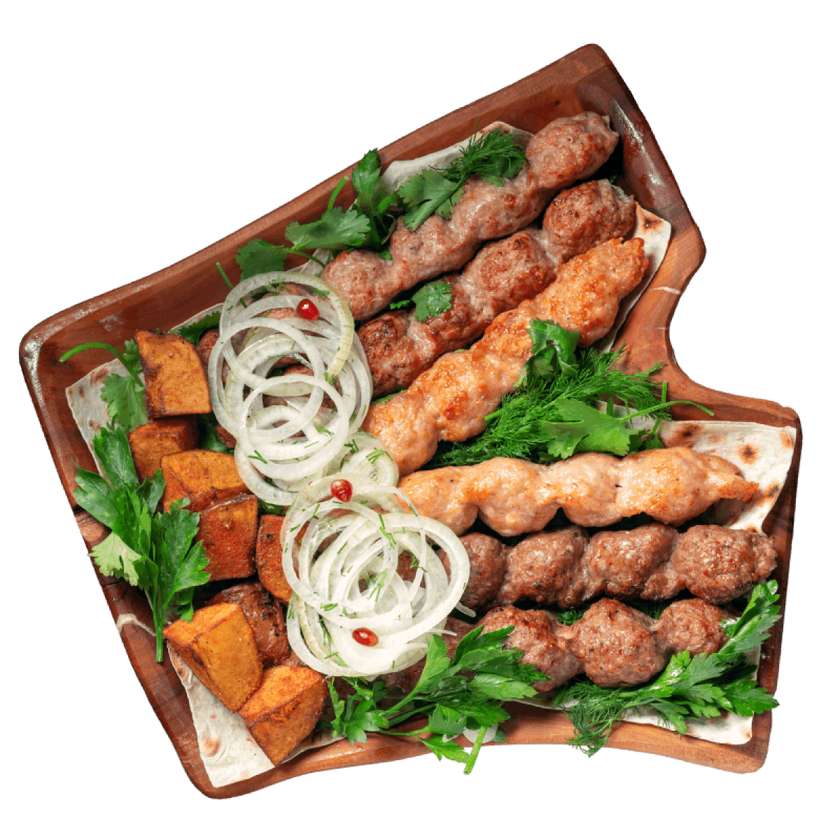 Асорті кебабів (600/45/185/100 г)