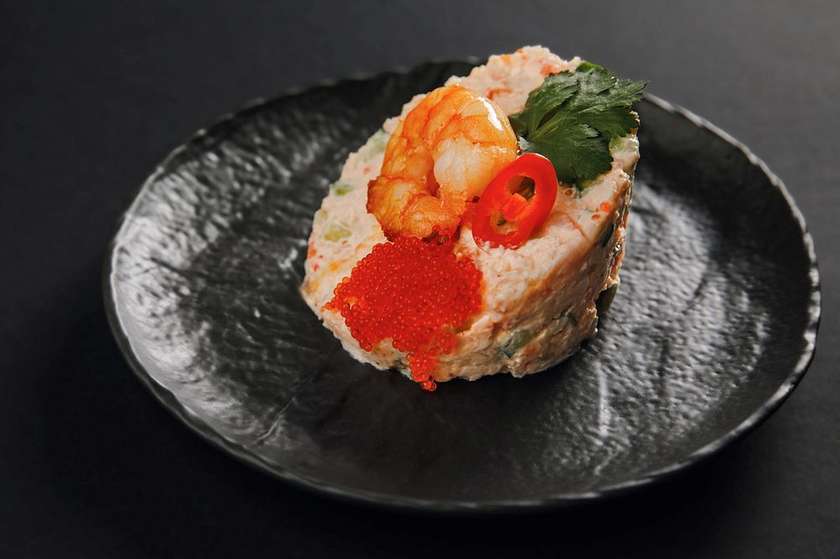 ТАРТАР З КРЕВЕТКИ ТА ОГІРКОМ