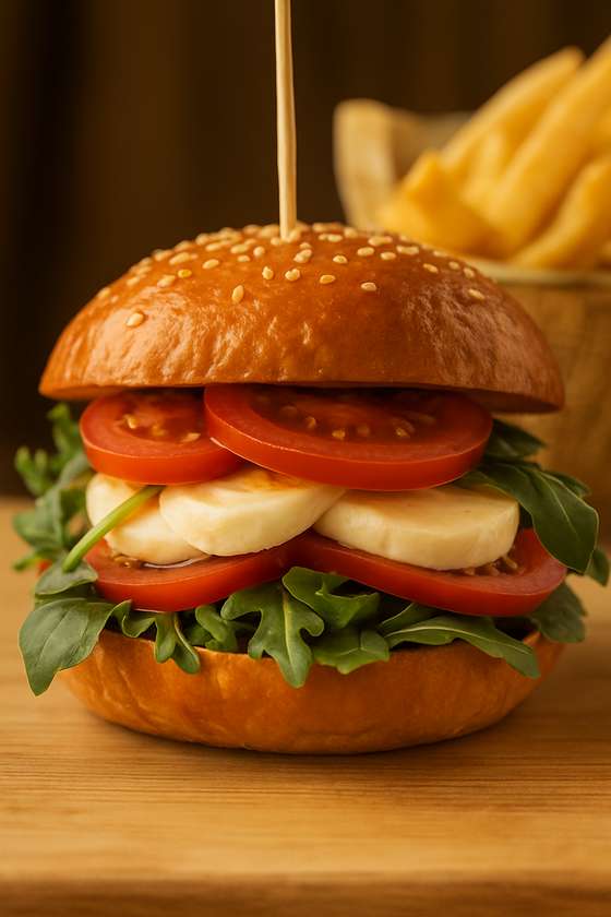 Burger Caprese