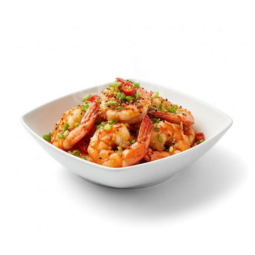 4. Veľké krevety s voňavým pancierom