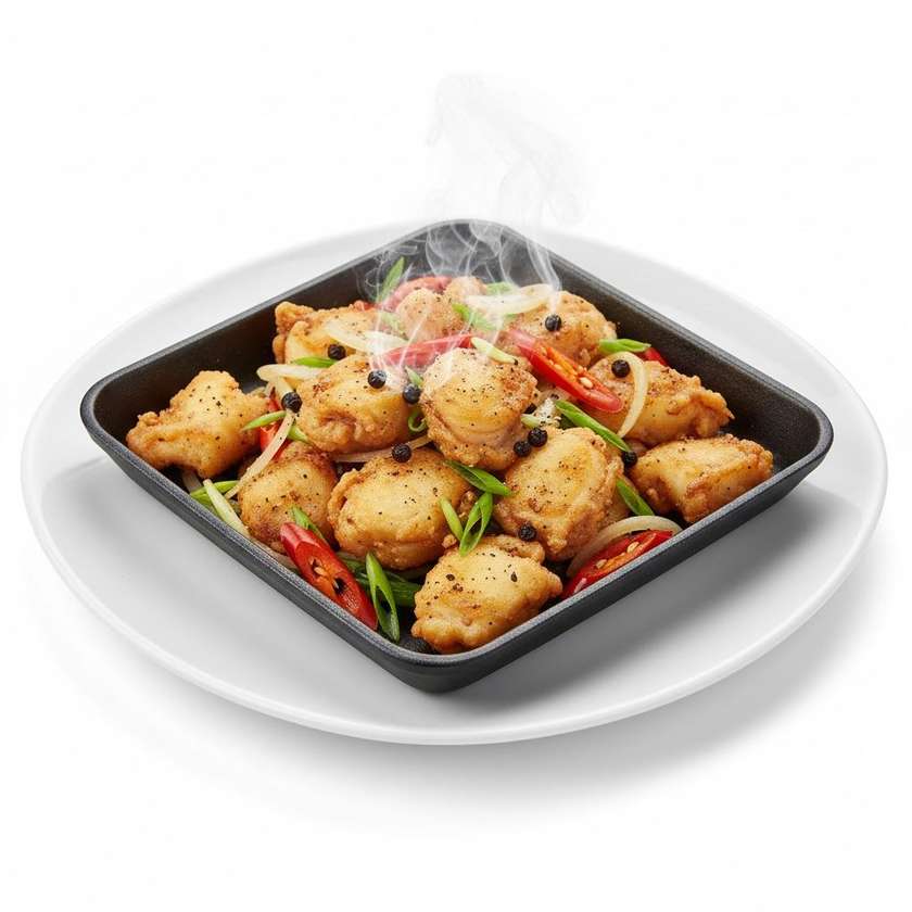 S11. Vyprážaná sépia s čiernym korením