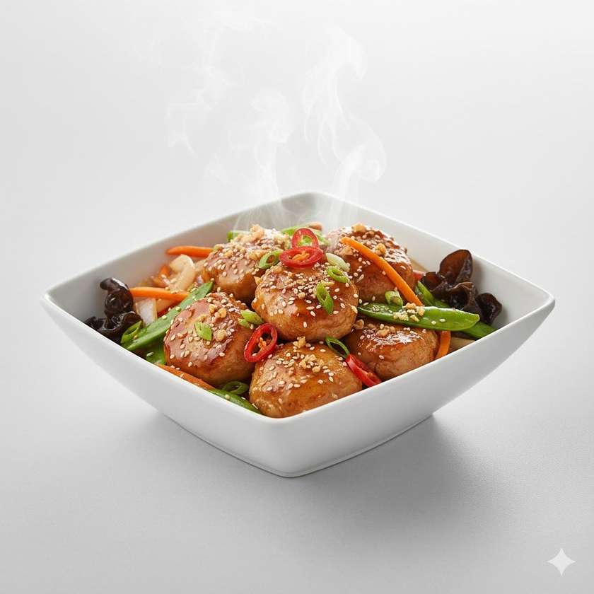 S19. Medailónky s cesnakom na spôsob „pao“