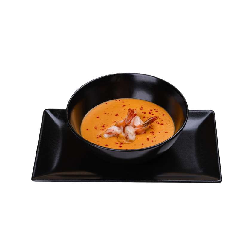 Крем-суп із сочевиці з креветками (275г)