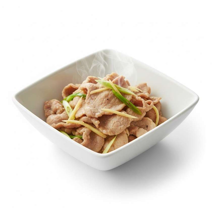 39. Opražené bravčové mäso na mäkko