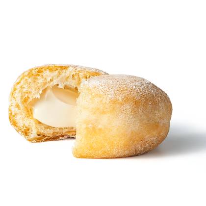 Chocolate and White Icing Donut