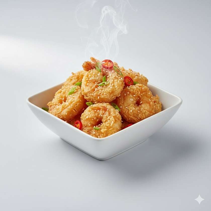 87. Chrumkavé krevety