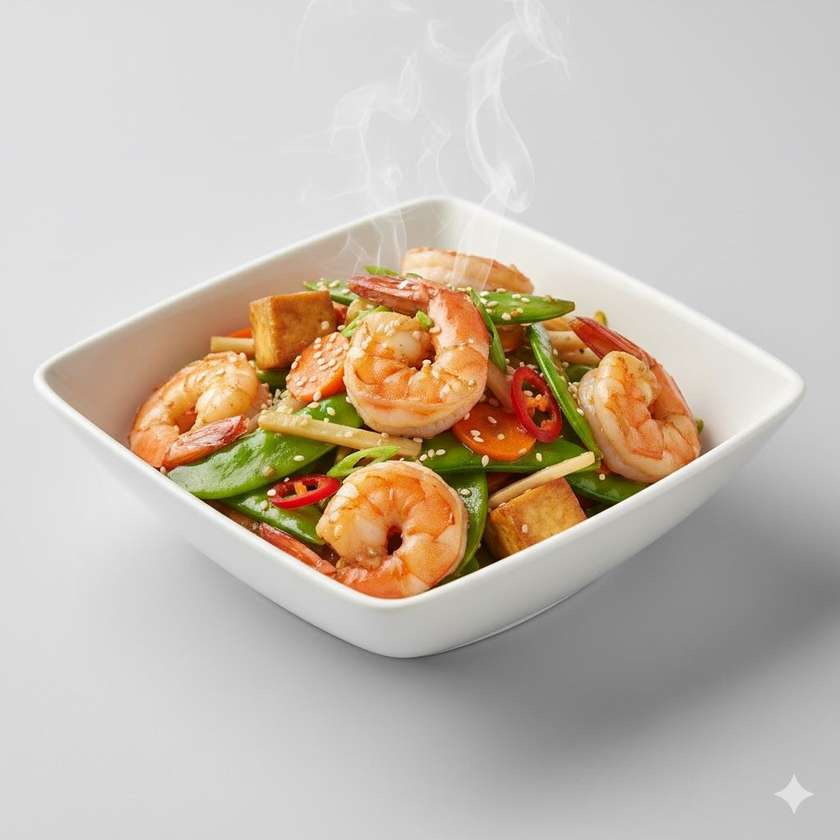 107 "Tofu s krevetami